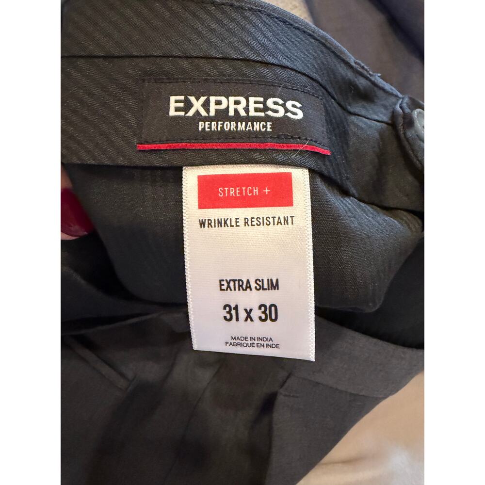 Express Extra Slim Performance Stretch Dress Pant… - image 6